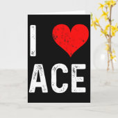 Carte J'adore Ace (Fleur jaune)