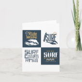 Carte J'adore le surf (Devant)