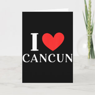 Carte J'adore les vacances à Cancun au Mexique _3