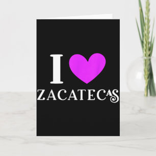 Carte J'adore les vacances à Zacatecas au Mexique