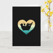 Carte J'Adore Lire Dans La Baignoire (Fleur jaune)