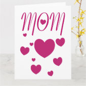 Carte J'adore MAMAN  (Fleur jaune)