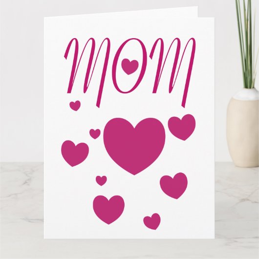 Carte J'adore MAMAN  (Devant)