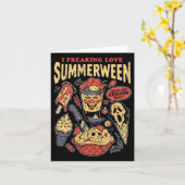 Carte J'adore Summerween (Fleur jaune)