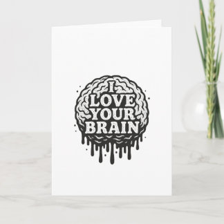 Carte J'adore Votre Cerveau