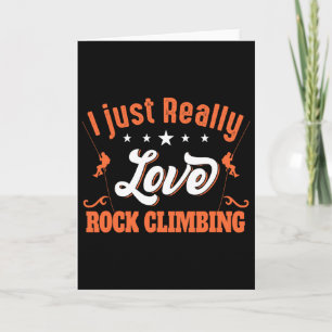 Carte J'adore vraiment l'escalade - Rocher de Bouldering