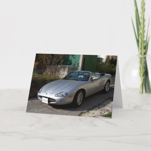 Carte Jaguar XK8 Cabriolet (Devant)