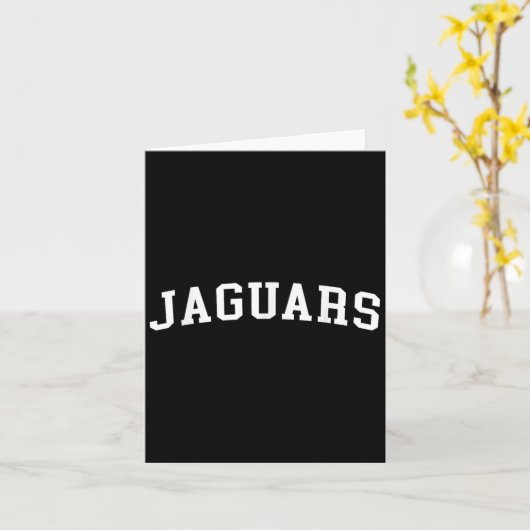 Carte Jaguars  (Fleur jaune)