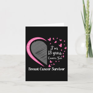 Carte J'ai 13 ans Cancer Sans Cancer Cancer du Sein Surv