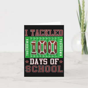 Carte J'Ai Attaqué 100 Jours De Football Scolaire 100E J
