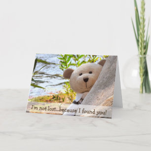 Carte J'ai besoin de lost. BECAUSE I FOUND YOU !