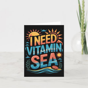 Carte J'Ai Besoin De Vibes Vacances Vacances Vacances Va