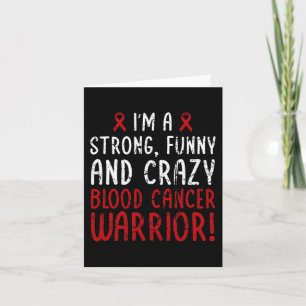 Carte J'ai Blood Cancer Warrior ! Blood Cancer