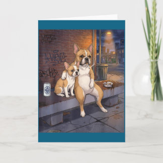 Carte J'ai Ce Chien En Moi Drôle De Bouledogue Français