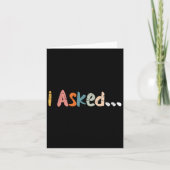 Carte J'Ai Demandé Au Mariage Groom Fiance Future M. Eng (Devant)