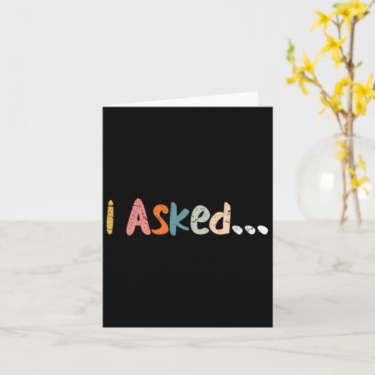 Carte J'Ai Demandé Au Mariage Groom Fiance Future M. Eng (Fleur jaune)