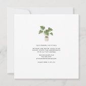 Carte J'ai déplacé une nouvelle adresse Boho Moving Fair (Dos)