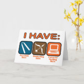 Carte J'Ai Des Compétences Napoléon Dynamite (Fleur jaune)