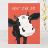 Carte "J'ai entendu dire que c'était la fête des p (Fleur jaune)