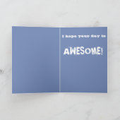 CARTE J'AI ENTENDU QUE C'ÉTAIT VOTRE ANNIVERSAIRE (Intérieur)