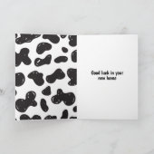 Carte J'Ai Entendu Que Vous Avez Déménagé Nouvelle Maiso (Intérieur)