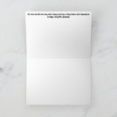 Carte J'ai envie d'un long déjeuner (Intérieur)