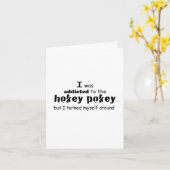 Carte J'ai été accro à la citation de la typographie de (Fleur jaune)