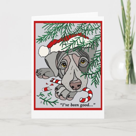 Carte  "J'ai été sage" (Devant)