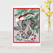 Carte  "J'ai été sage" (Fleur jaune)