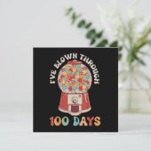 Carte J'Ai Frappé Pendant 100 Jours (Debout devant)