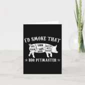 Carte J'Ai Fumé Que T Chemise Pig Pitmaster Funny Bbq Fu (Devant)
