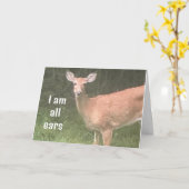 CARTE J'AI HÂTE D'ENTENDRE *VOUS ALLEZ MIEUX* (Fleur jaune)