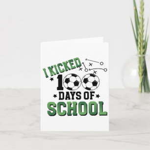 Carte J'Ai Joué 100 Jours De Football Scolaire 100E Jour