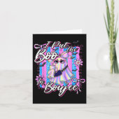 Carte J'Ai Mis Le Boo À Boujee Funny Leopard Boujie Ghos (Devant)