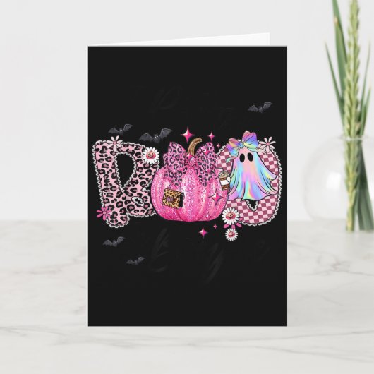 Carte J'ai mis le Boo dans Boujee drôle Léopard Boujie F (Devant)