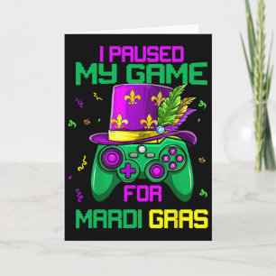 Carte J'ai mis mon jeu en pause pour la vidéo de jeu Mar
