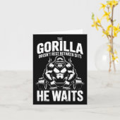 Carte J'Ai Obtenu Ce Gorilla En Moi Gros Phase Gym Entra (Fleur jaune)