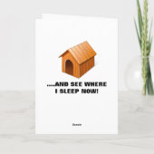 CARTE J'AI OUBLIÉ NOTRE ANNIVERSAIRE (Dos)