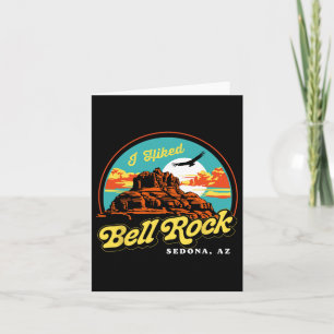 Carte J'ai randonné Bell Rock Retro Sedona Arizona Vinta