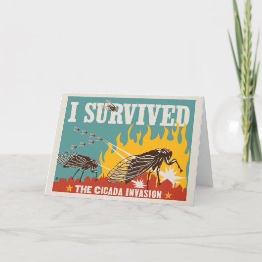 Carte J'ai survécu à l'invasion du Canada (Devant)