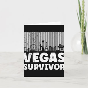 Carte J'Ai Survécu À Mon Voyage À Las Vegas