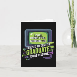 Carte J'Ai Suspendu Mon Jeu À Joueur Diplômé Cl De 2025