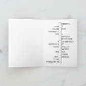 Carte J'Ai Tenu Quelque Chose De Ton Puzzle (Intérieur)