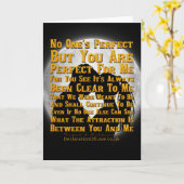 Carte J'Ai Trouvé Ma Correspondance Parfaite (Fleur jaune)