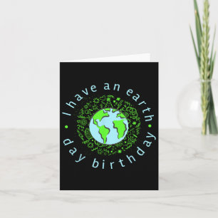 Carte J'Ai Un Jour des terres Anniversaire
