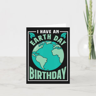 Carte J'Ai Un Jour des terres Anniversaire Conservation