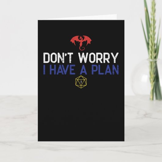 Carte J'ai un plan amusant RPG (Devant)