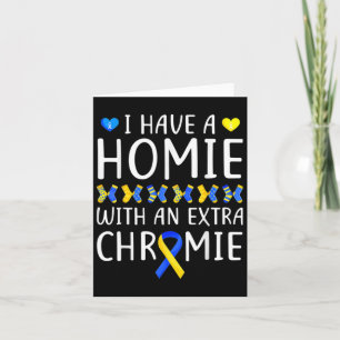 Carte J'Ai Une Maison Avec Un Syndrome De Chromie Supplé