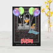 Carte Jail Bird (Fleur jaune)