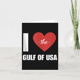 Carte J'Aime Amérique Golfe Du Mexique Président Trump G